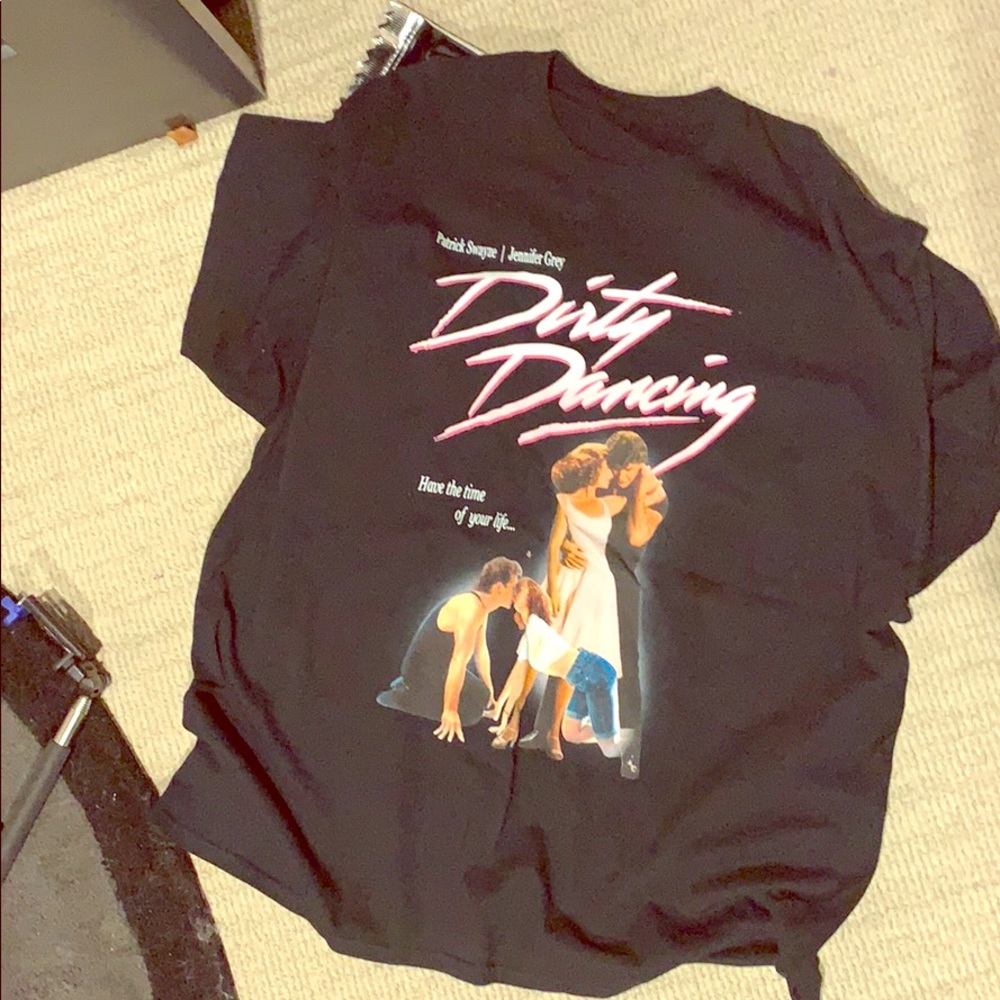 Dirty Dancing graphic tee In black